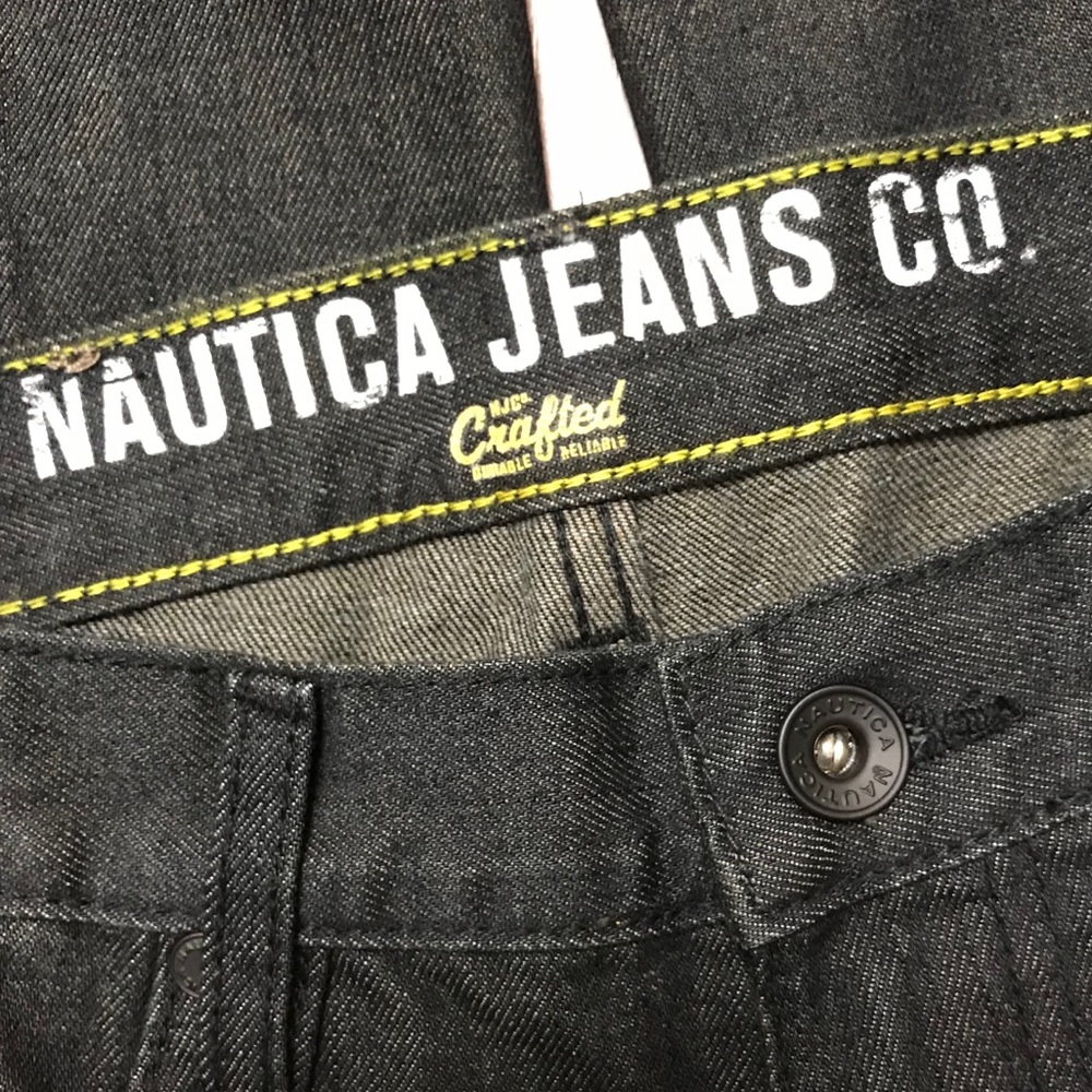 Nautica Black Jeans. Size 14 - Picture 5 of 6